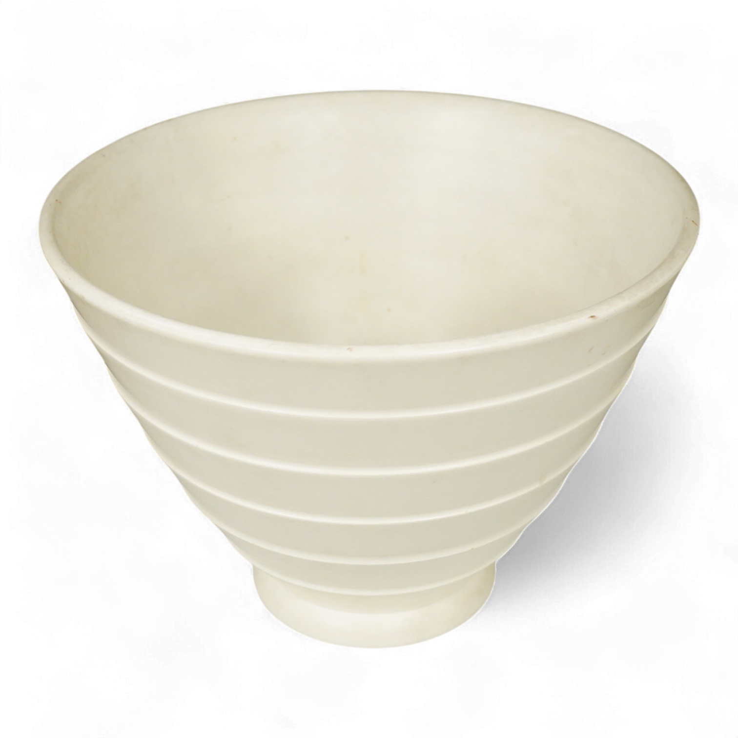 A Keith Murray for Wedgwood, a banded bowl, stamped to the base, 14cm high